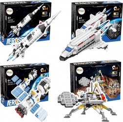 Set di costruzione Aerospace 2in1 – lander marziano e robot spaziale, 146 pezzi