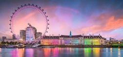 Puzzle panoramico Londra a colori