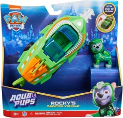 Paw Patrol veicolo Aqua con figurina di Rocky