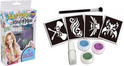 Set di tatuaggi glitter per ragazze