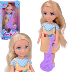 bambola Ankiki con chitarra 14 cm