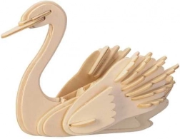 Woodcraft puzzle 3D in legno – cigno