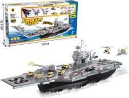 Portaerei militare con cacciatori