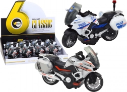 Motocicletta a frizione 1:10 polizia sportiva
