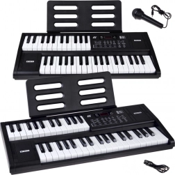 Tastiera elettronica 61 tasti con funzione split e microfono