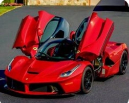 Mosaico diamantato – auto rossa