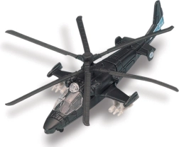 Maisto Fresh Metal Tailwinds KA-52 Alligator modello di aeromobile nero opaco