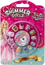 Unghie adesive per bambini press‑on (12 pezzi)