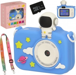 Fotocamera digitale per bambini blu astronauta