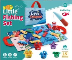 morbido set sensoriale per pescare pesciolini per neonati