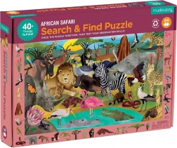 Puzzle Mudpuppy Safari rompicapo e ricerca 64 pezzi