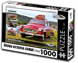 retro-auta puzzle škoda octavia combi (1964) – 1000 pezzi