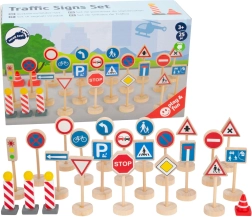 Set di segnali stradali in legno SMALL FOOT