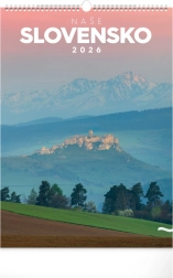 Calendario da muro Náš Slovensko 2026