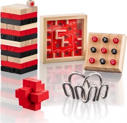 set di mini giochi e rompicapi 5-in-1