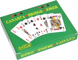 Carte da gioco per Canasta in scatola di carta