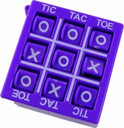 Gioco tascabile tris 4,5 cm – viola