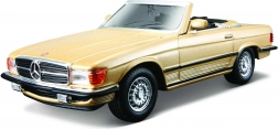 Bburago Mercedes Benz 450 SL 1977 Modello dorato 1:32