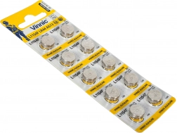 Batterie alcaline LR44 VINNIC 10 pezzi