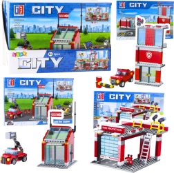 Set di costruzione base dei vigili del fuoco con garage 203–210 pezzi
