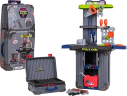 banco da lavoro per bambini 3 in 1 a valigetta Cool Tools con accessori