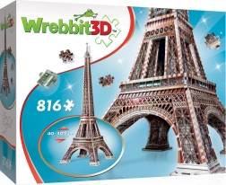 Puzzle 3D Torre Eiffel 816 pezzi WREBBIT