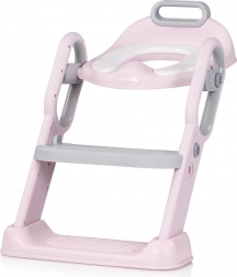 riduttore WC per bambini con scaletta Chipolino Flippy Pink