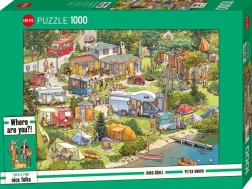 Puzzle Heye Seek & Find: Campeggio, 1000 pezzi