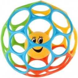 Palla sonaglino colorata per neonati