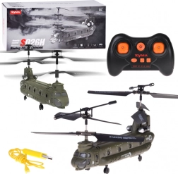 Elicottero RC Syma CH-47 CHINOOK con giroscopio per volo indoor