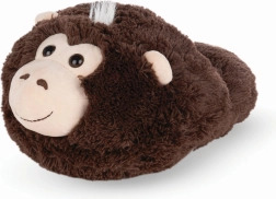 Pantofoletta in peluche riscaldante COZY NOXXIEZ gorilla