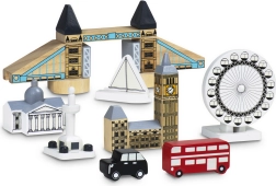 Blocchi di legno luminosi London