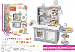 Mega cucina giocattolo grigia con accessori