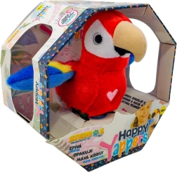 Steppos Happy Yappers pappagallo – peluche rosso da polso