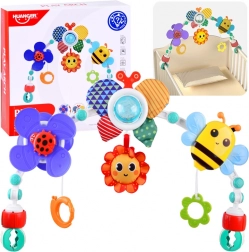 arco colorato sospeso per passeggino, lettino e seggiolino auto per neonati