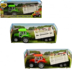 trattore con rimorchio a frizione