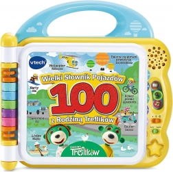 VTech libro interattivo Słownik Rodziny Treflików – veicoli, bilingue CZ/EN