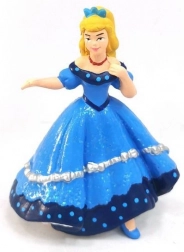 Figura principessa in abito blu