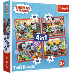 Puzzle 4v1 Coraggioso Tommaso, Tommaso e amici