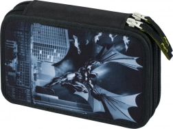 astuccio scolastico a due piani baagl batman dark city