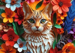 Puzzle Paper Art: gatto 1000 pezzi
