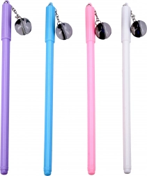 Penna elegante con ciondolo Zodiac