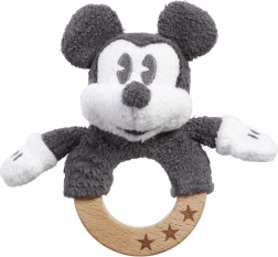 Sonaglio in legno e peluche MICKEY MOUSE