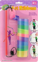 Nastro ginnico arcobaleno per bambini con bastoncino 121 cm