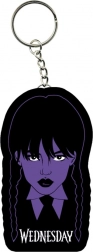 Portachiavi Wednesday – testa colorata