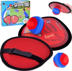 Gioco sportivo Catchball set 2 x bersaglio + 2 palline