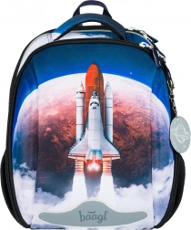 Baagl cartella scolastica Shelly Space Shuttle