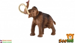 Figura di Mammut Lanoso in Plastica 14 cm