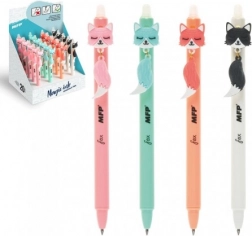 Penna a sfera cancellabile con motivo Volpe