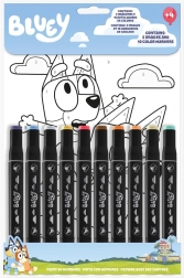 Colora per numeri Bluey